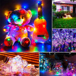 Installation flexible de guirlande LED sans prise