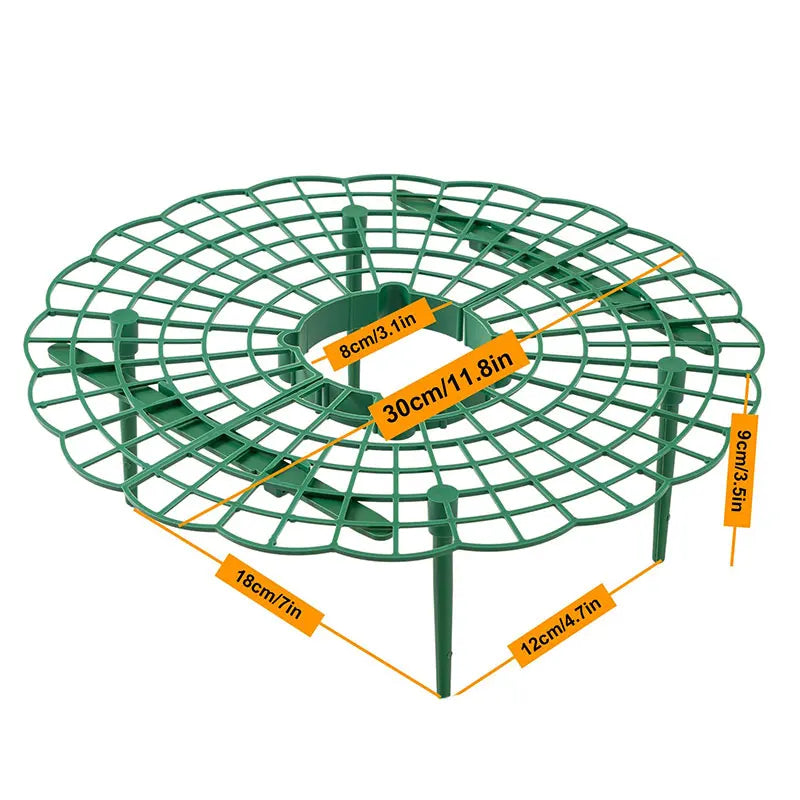 support plantes plastique vert grille rond utilitaire balcon pot fleur 8cm 12cm 18cm 30cm