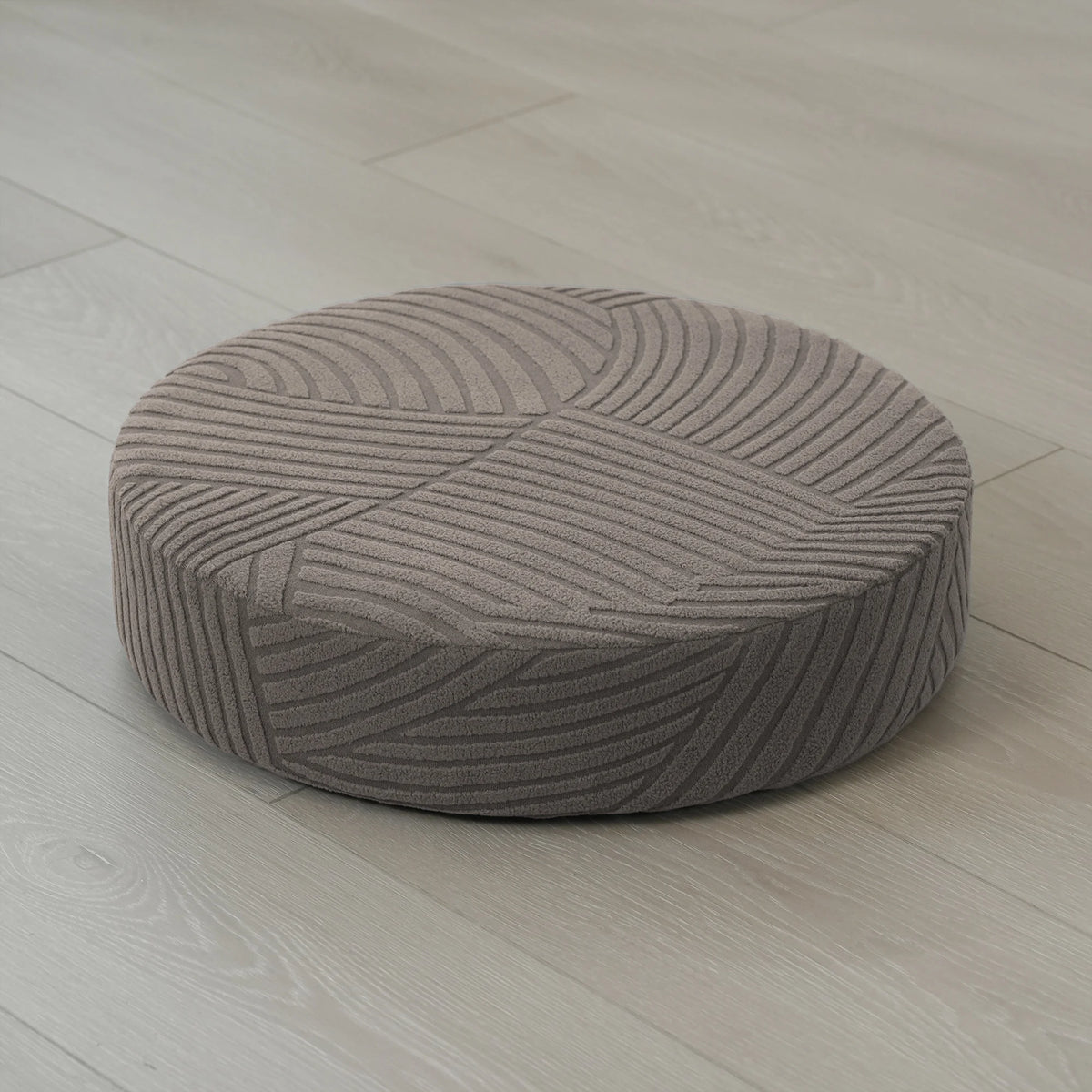 couvre futon gris rayures moderne extensible polyestère lavable machine printemps été