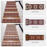 Autocollant escalier tapis persan motif oriental vintage