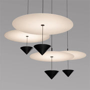 Lampe LED Conique Suspendue Design Art Déco pour Salle à Manger et Cuisine - Luminaire Décoratif