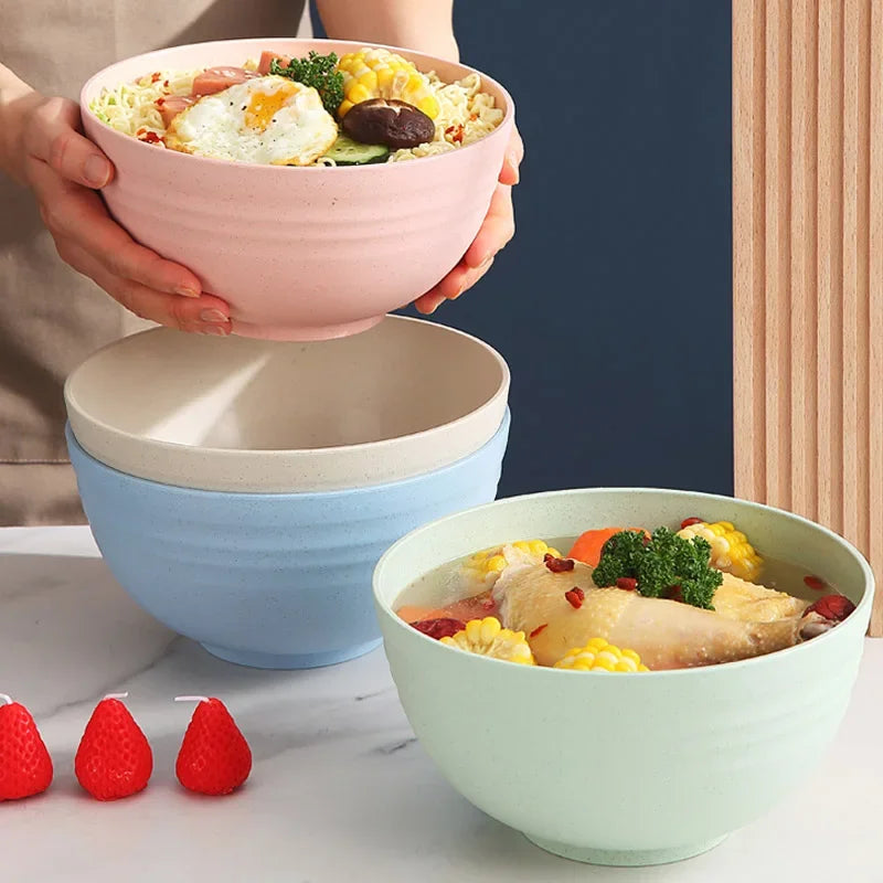 assiettes soupe modernes respectueuses l'environnement rose beige vert bleu opaques texture fine