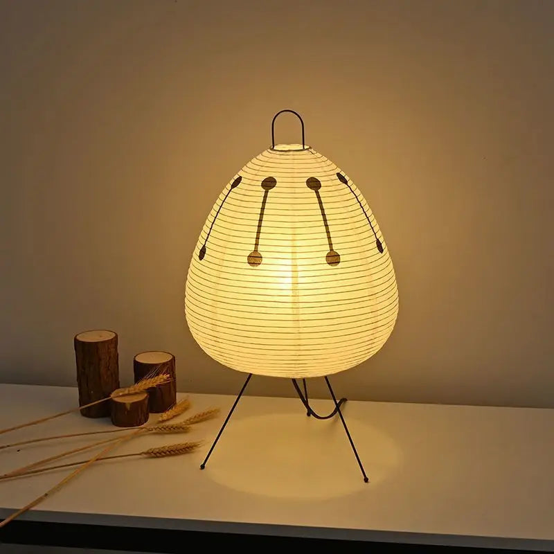 lampe table moderne blanc rayures noires tissu opaques tringles câble électrique 10w flux lumineux
