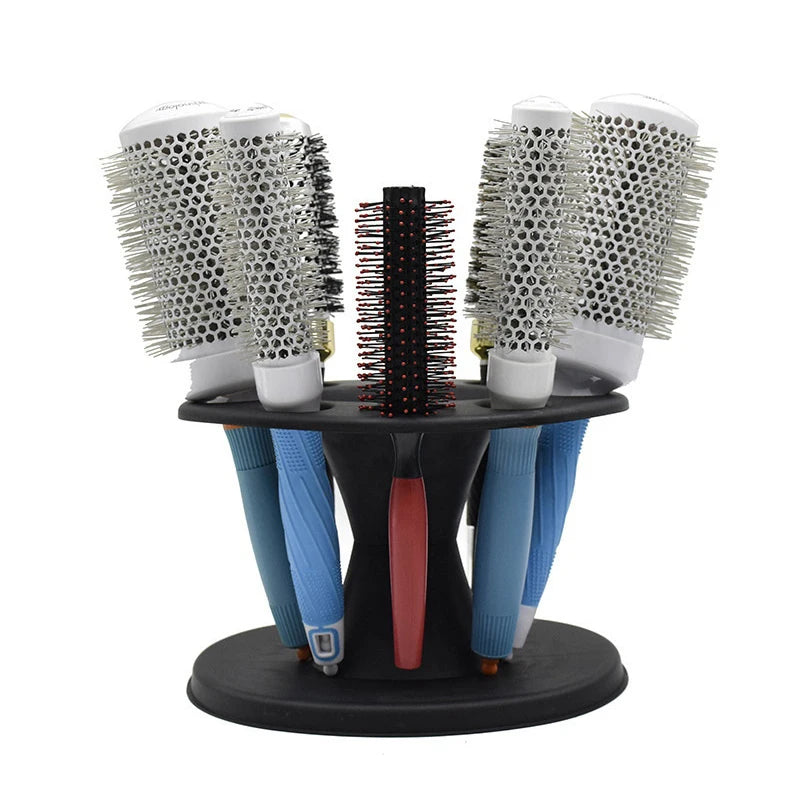 porte outils coiffeur présentoir brosses ciseaux peigne salon noir rose bleu professionnel utilitaire