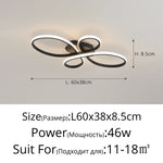 plafonnier led moderne blanc noir circulaire contemporain télécommande suspension intérieure decoration