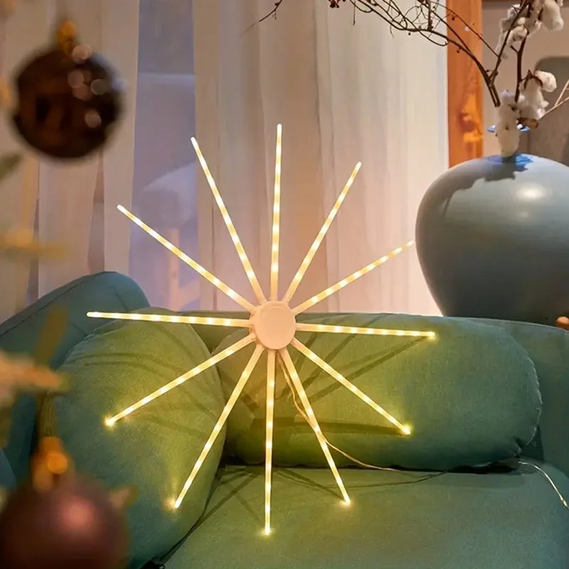 décoration lumineuse étoile RGB télécommande ambiancé moderne festifintérieur extérieur LED multicolore violet blanc