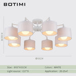 lampe suspendue moderne toile lin blanc noir beige opacité montage encastré led flux lumineux