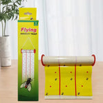piège insectes collant jaune vert motifs points rouges utilitaire suspension arbres