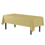 nappes jetables table blanc noir anniversaire mariage fêtes lisses opaques PVC modernes