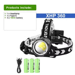 lampe frontale led noire mode chasse pêche camping 600w certification cqc ul
