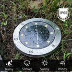 éclairage solaire paysage led argenté moderne absp65 ip65 étanche adaptableextérieururgence