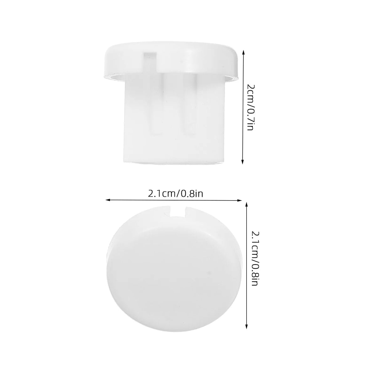 clips rideau blancs ronds lisses adhésifs modernes rideaux sans fil store enrouleur 20mm