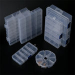 boîtes rangement bijoux transparentes compartiments clips modernes organisation bagues boucles d'oreilles