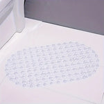 tapis bain antidérapant rose violet bleu transparent maillage billes moderne salle bain sécurité durable
