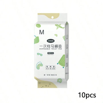 couvre siège toilette jetable blanc vert motif jouets moderne points adhésifs pack 10 20