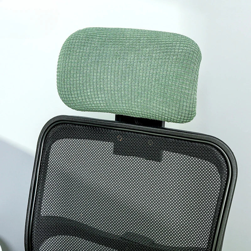 couvre tête chaise tissu carreaux clips imperméable vert beige noir moderne