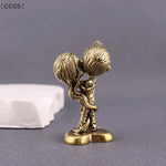 ornement couple doré résine statue cartoon romantique détails sculptés maison décor erotique miniature