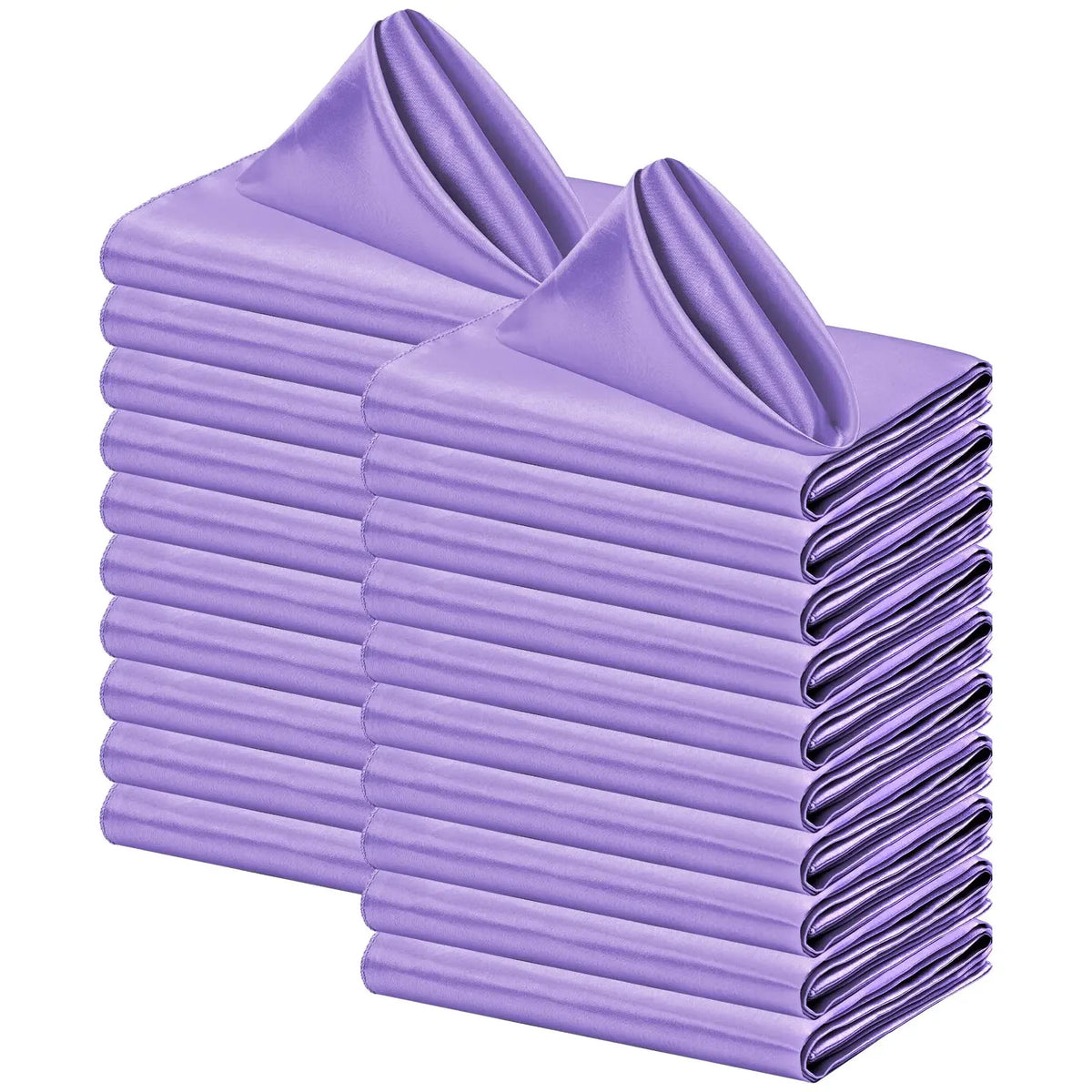 serviettes table satin rouge classiques 30x30cm coton opaques