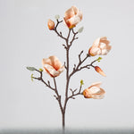 décoration intérieure branche artificielle magnolia blanc rose feuilles naturelles maison mariage anniversaire