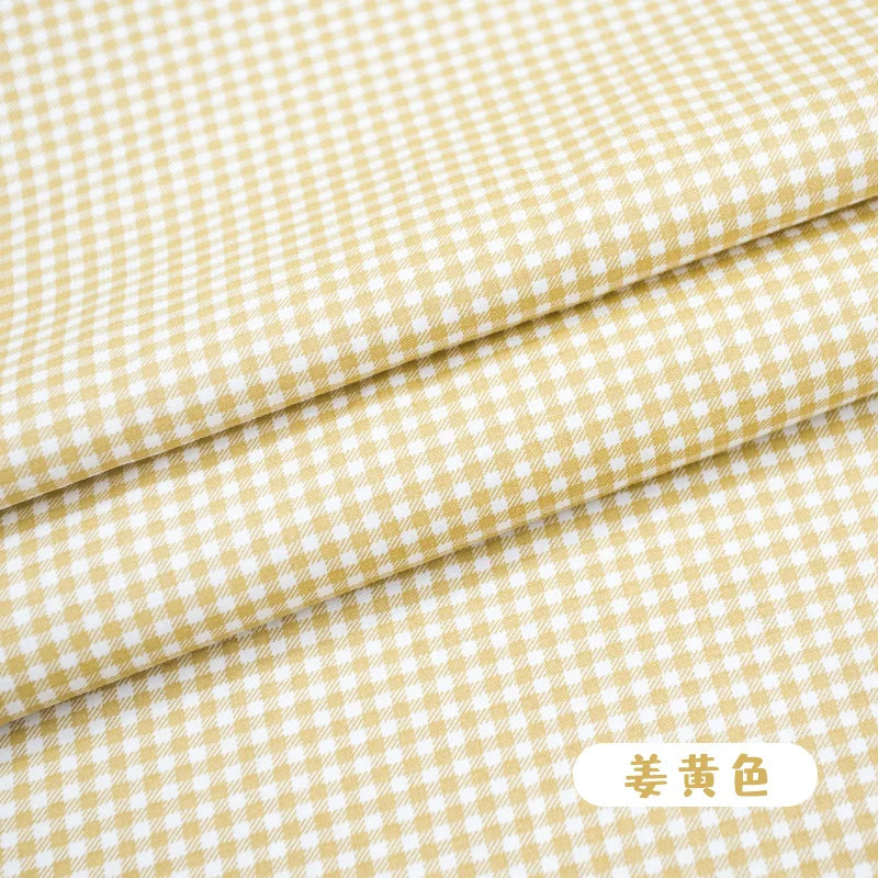 tissu coton carreaux rouge vert bleu jaune rose classique durable 160cm large