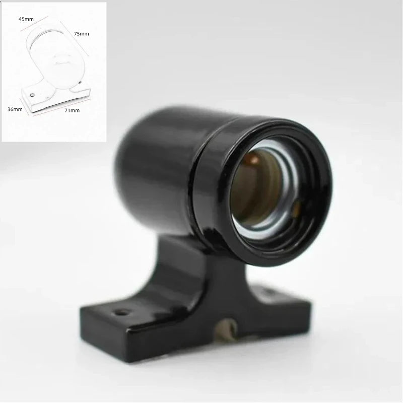 supports lampe céramique moderne blanc noir crème eyelets fixes haute temperature