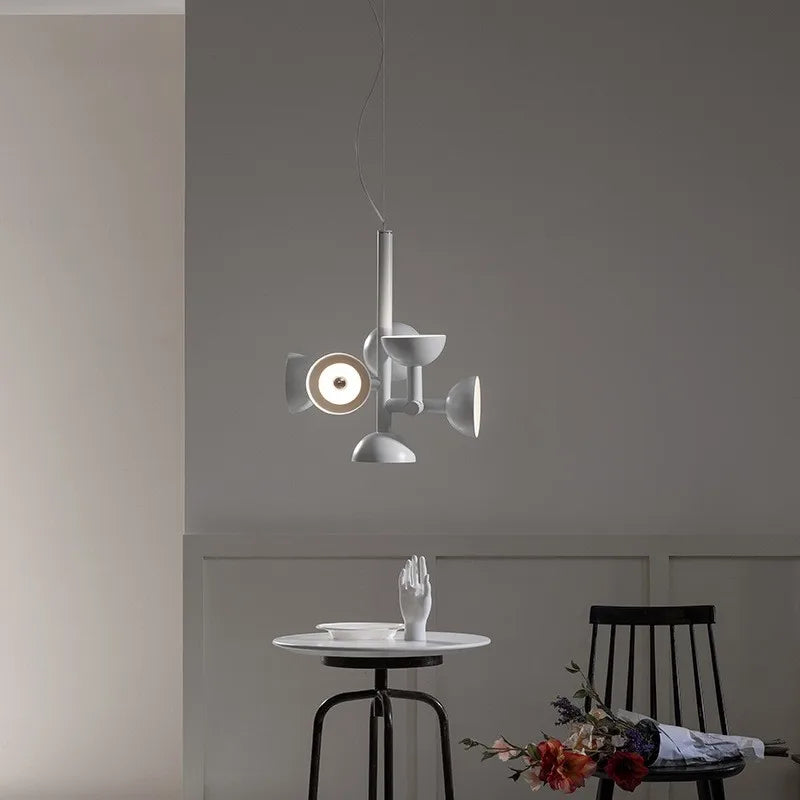 suspension lumineuse moderne ampoules led noir bronze câbles suspension pièces décoratives chambre salon étudehôtel