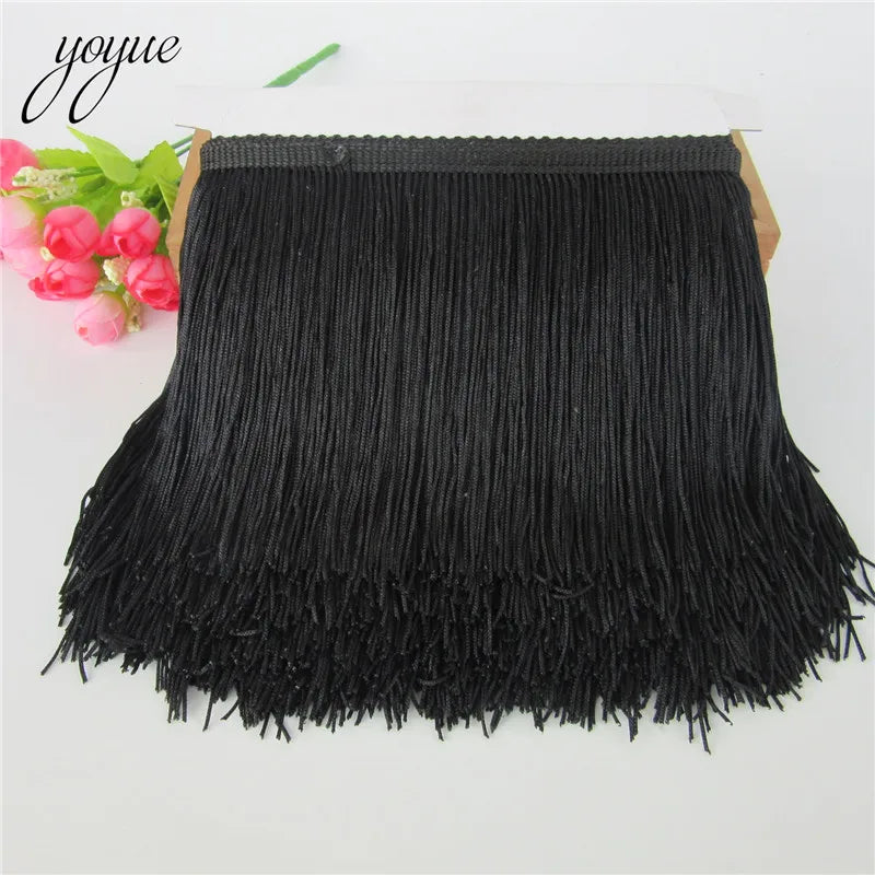 franges polyester dentelle rouge noir vert marron violet blanc rose moderne