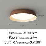 plafonnier moderne led lumineux bois clair opaque minimaliste suspension chambre