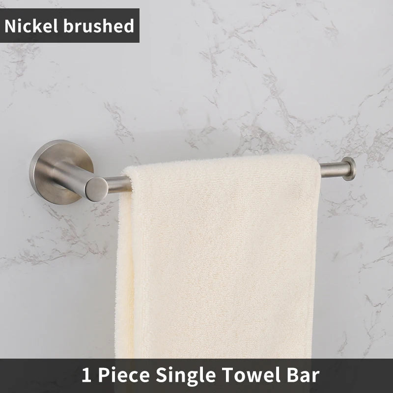 barre serviettes acier inoxydable or noir argent moderne lisse salle bain accessoire fixé