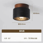lampe moderne bois brun texture naturelle marbrée opaque fixations vis inclusées 20cm 25cm 30cm