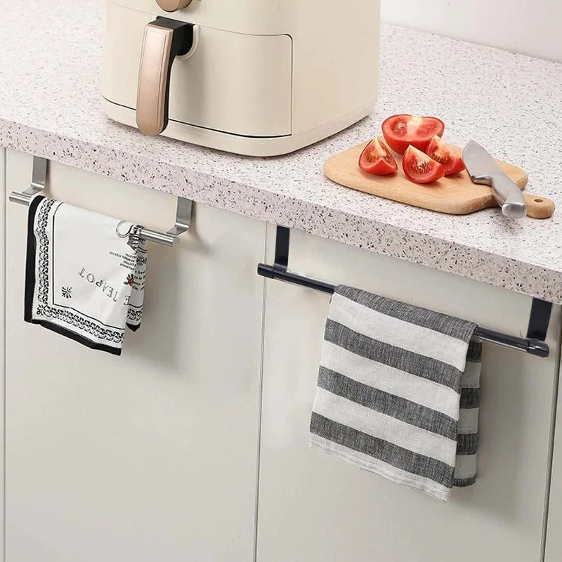 porte serviettes mural acier inoxydable moderne clips serviettes colorées rangement salle bain cuisine support