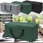 sac rangement extérieur vert foncé imperméable poignées fermeture glissière robuste multifonction pliable anti poussière