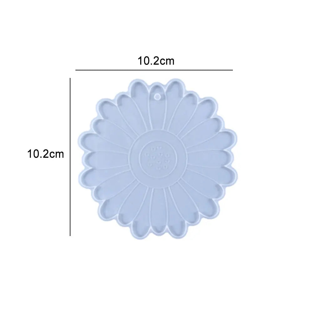 moules silicone motifs floraux flocons neige modernes decoratifs artisanat decoration intérieure
