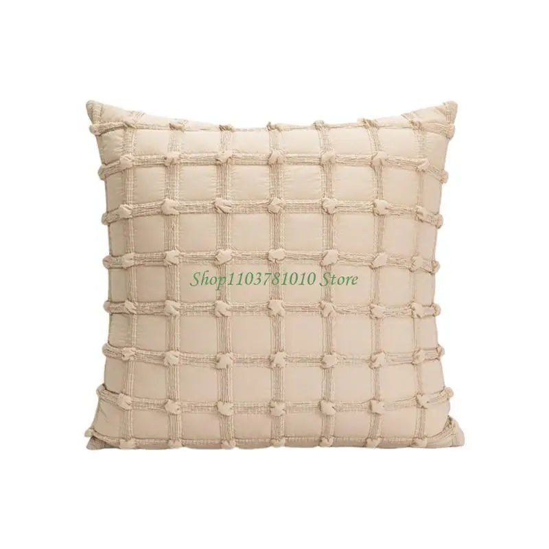 taies d'oreiller multicolores motifs bulles polyester coton lit adulte décoratives doux rustiques