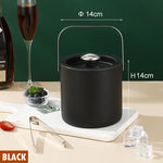 cuve glace argentée lisse moderne tongs refroidisseur vin boisson bière