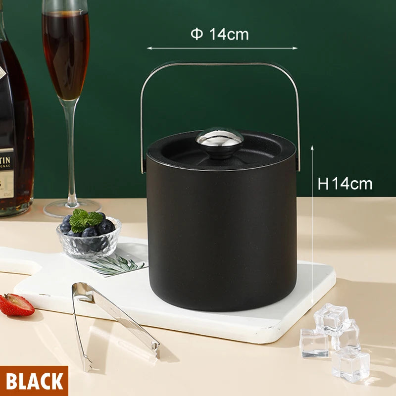cuve glace argentée lisse moderne tongs refroidisseur vin boisson bière