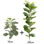 plantes artificielles feuilles vertes modernes decoration maison extérieur 59 pouces six pieces