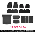 tapis sol coffre clips non slip tpe double couche rayures horizontales noir moderne tesla