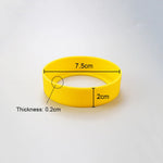 bracelet silicone résistant anti chute protection poignet sport couleur unie simple robuste