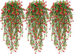 Guirlande suspendue artificielle fleurs vert rouge jaune violet blanc moderne 77cmintérieurDecoration