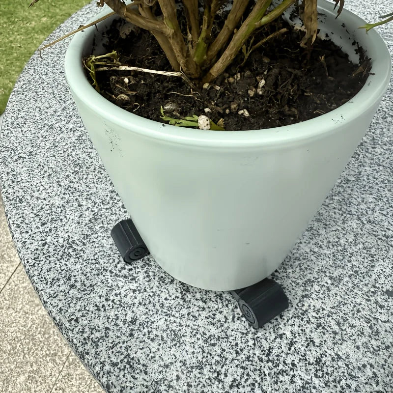 supports pot fleurs gris rayures moderne adhésifs sans electricité contemporains pots plantes