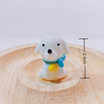 ornements maison figurines animaux céramique couleurs variées cartoon motifs simples