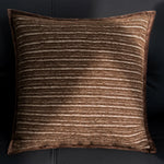 housse coussin marron motif arbre moderne décoration intérieure jacquard polyester 30x50cm 45x45cm fixations