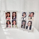 cadre photo acrylique transparent moderne minimaliste métalliques cartes photo cd kpop