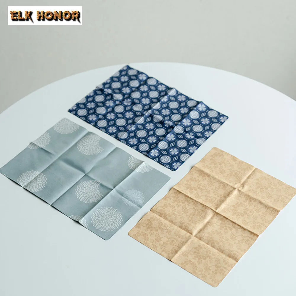 serviettes table floral classiques beige bleu marine gris clair 10x10cm 15x15cm 20x20cm