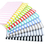 tissu coton imprimé rayures horizontales rouge rose jaune vert bleu gris noir blanc moderne
