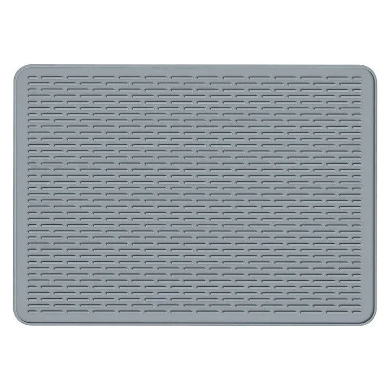 tapis protection silicone gris moderne surface rugueuse adhésif 70x50cm 30x20.8cm