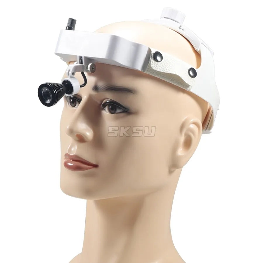 lunettes travail simili cuir blanc noir ceinture ajustable moderne câble alimentation