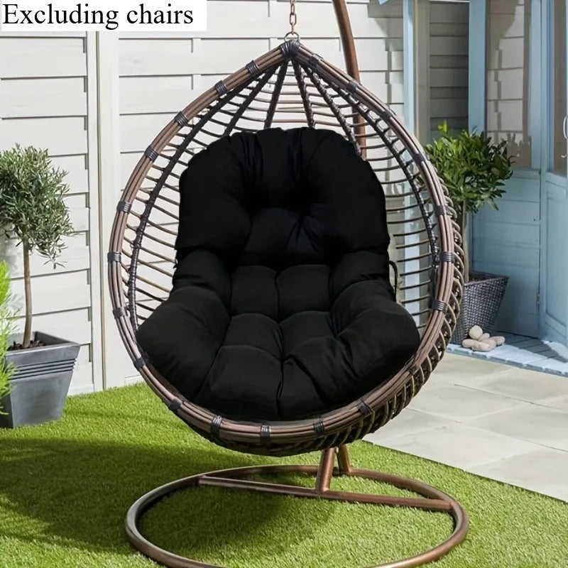 fauteuil suspendu coussin forme imperméable coton polyester marron vert bleu gris noir moderne confortable