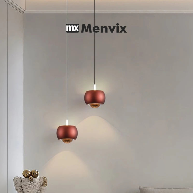 luminaire suspendu moderne noir doré opaque mat éclairage salon chambre coucher